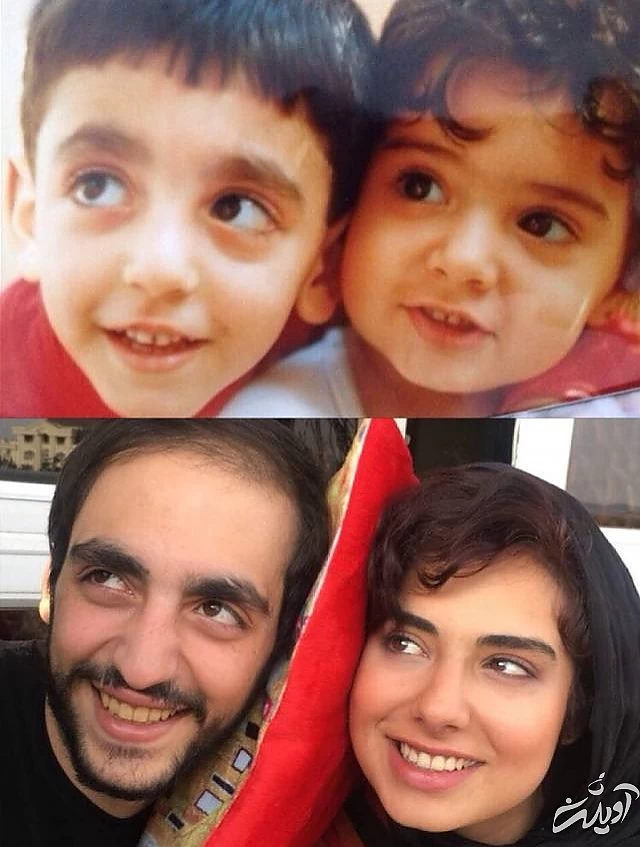 دریا مقبلی و سام پسر شقایق فراهانی دریا مقبلی در کودکی